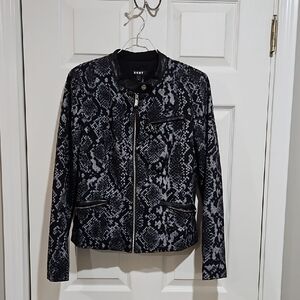 DKNY Snake Print Jacket